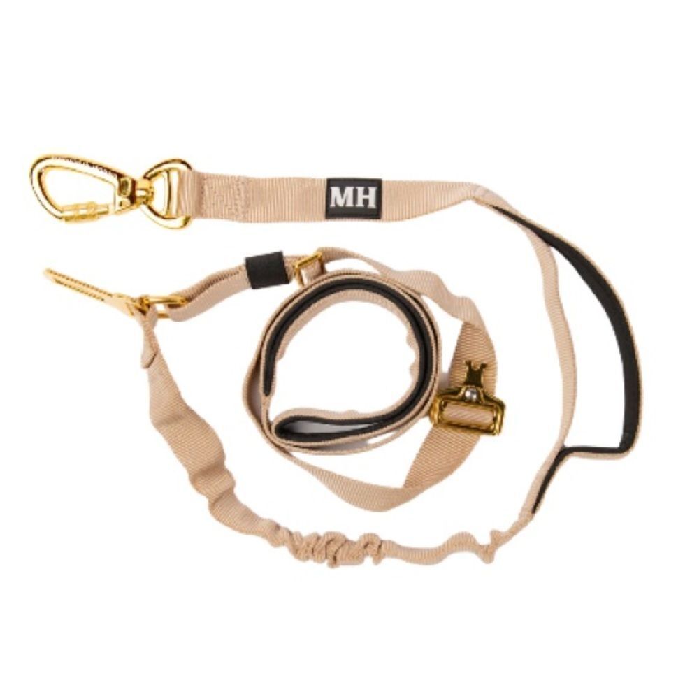 Mountain Hound Voyager Bungee Leash Tan/Gold OS NWT IN PACKAGE